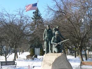 World War II monument, Milford