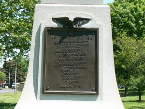 World War Monument, Middletown