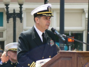 Navy Cmdr. Ted Grabarz, the monument's designer