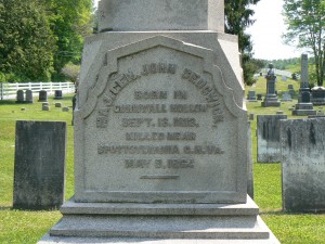 John Sedgwick's Grave, Cornwall