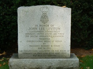 Levitow MOH Memorial, Glastonbury