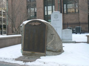 World War monument, Broad Street, Bridgeport