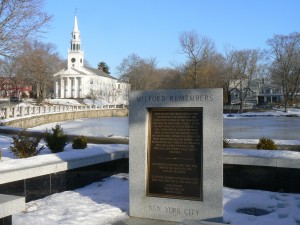 9-11 monument, Milford