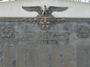 World War Monument, Norwich