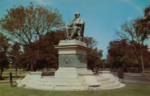 P.T. Barnum monument, circa 1960s or so