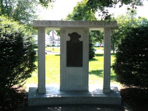 World War II Monument, Danielson