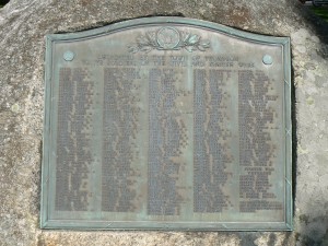 Civil War Plaque, Thompson