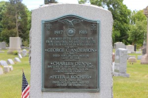 World War I Memorial, Union Cemetery, Stratford