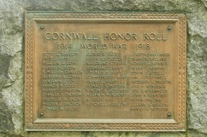 World War I Honor Roll, Cornwall